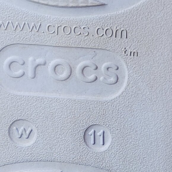 Crocs Women's Blue Moon Jelly Splash Glossy Starppy Flat Sandal Size US 11 - Picture 6 of 7